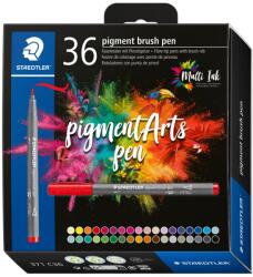 STAEDTLER Флумастри Staedtler Pigment Brush 371, 36 цвята (31655-А)