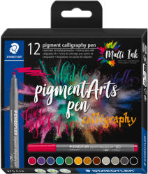 STAEDTLER Калигр. флумастри Staedtler Pigment 375, 12цв (31659-А)