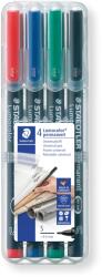 STAEDTLER Комплект маркери Staedtler Lumocolor 313 OHP S, 4 цв (21094-А)