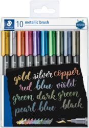 STAEDTLER Маркери Staedtler Metallic brush, 1-6 mm, 10 цвята (30211-А)