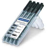 STAEDTLER Комплект маркери Staedtler Lumocolor OHP SFMB, 4 бр (21214-А)