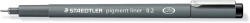 STAEDTLER Тънкописец Staedtler Pigment Liner 308, 0.2, черен (22909-А-0.2)