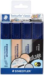 STAEDTLER Комплект текстмаркери Staedtler 364, 4 цвята, vintage (21137-А-VINTAGE)