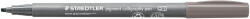 STAEDTLER Калиграфски флумастер Staedtler Pigment 375, сив (31660-А-СИВ)