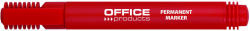 Office Products Перманентен маркер Office Products, объл връх, червен (28229-А-ЧЕРВЕН)