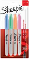 Sharpie Комплект перманентни маркери Sharpie, F, 4 пастелни цветове, блистер (27668-А)