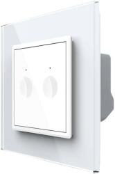 LIVOLO Intrerupator Dublu Cap Scara / Cruce Wi-Fi cu Touch LIVOLO Serie Noua, Alb, , VL-FC2SNY-2WP-11 (VL-FC2SNY-2WP-11)