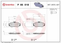 BREMBO BRE-P85018