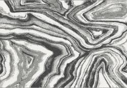 Mobikon Covor textil alb negru Sinan 100x150 cm (0000267964) - decorer Covor
