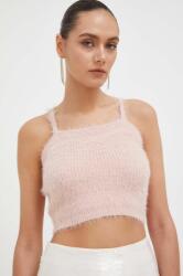 Guess top női, rózsaszín - rózsaszín XL - answear - 18 990 Ft