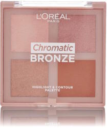 L'Oréal L’Oreal Chromatic Bronze fénypúder és kontúrpaletta