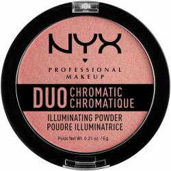 NYX Duo Chromatic Illuminating Powder fénypúder - 03 CRUSHED BLOOM