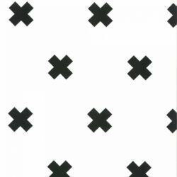 Noordwand Fabulous World Cross fehér és fekete tapéta (422682)