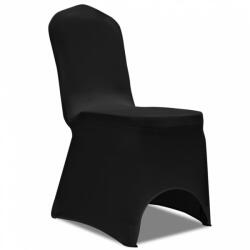 vidaXL 100 db fekete sztreccs székszoknya (274766)