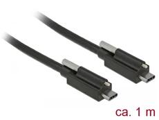 Delock 83719 SuperSpeed USB 10 Gbps (USB 3.1 Gen 2) kábel USB Type-C apa csatlakozó > USB Type-C apa csa (83719)