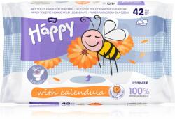 Bella Baby Happy Calendula hârtie igienică umedă cu gălbenele pentru copii 42 buc