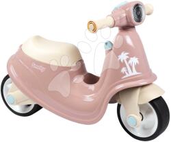 Smoby Babytaxiu pentru copii motocicletă cu reflector Scooter Pink Smoby cu roți de cauciuc roz de la 18 luni (SM721008)