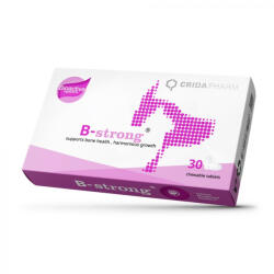 Crida Pharm Supliment B-strong , Comprimate masticabile pentru caini E i pisici, 30 comprimate