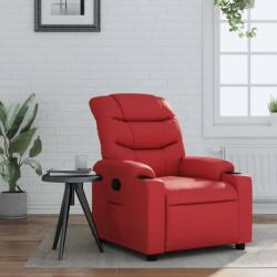 vidaXL piros műbőr dönthető fotel (374138) - pepita