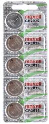 Maxell Gombelem CR2025 5db-os 18586200 (18586200)