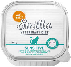 Smilla Veterinary Diet 24x100g Smilla Veterinary Diet Sensitive pulyka nedves macskatáp