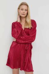 Bardot rochie culoarea rosu, mini, evazati 9BYY-SUD1LF_33X