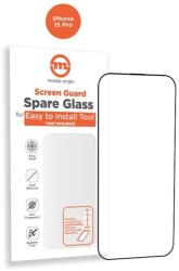 Mobile Origin Orange Screen Guard Spare Glass kijelzővédő - Apple iPhone 15 Pro - 1db (SGA-SP-i15Pro)