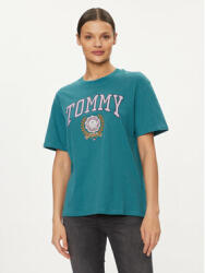 Tommy Jeans Tricou Varsity DW0DW17824 Albastru Relaxed Fit