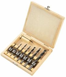 Denzel 7db 3-10mm fa fúrószár szett süllyesztővel kofferben (7042727)