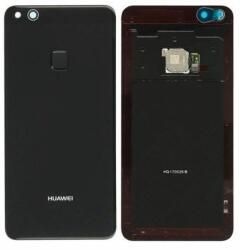 Huawei P10 Lite - Akkumulátor Fedőlap + Ujjlenyomat Érzékelő ujj (Black) - 02351FXB, 02351FWG Genuine Service Pack, Black