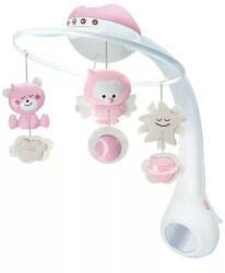 Infantino 3 az 1-ben projektoros zenélő forgó - rózsaszín - babyshopkaposvar