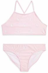 Ralph Lauren kétrészes gyerek fürdőruha rózsaszín - rózsaszín 176