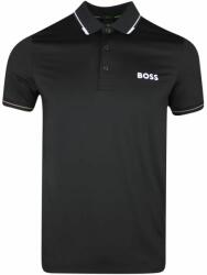 BOSS Férfi teniszpolo BOSS Paul Pro Slim Fit Polo Shirt - black