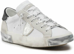 Philippe Model Sneakers Philippe Model Prsx PRLD MA02 Blanc Argent
