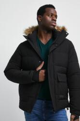Medicine rövid kabát férfi, fekete, téli - fekete L - answear - 39 990 Ft