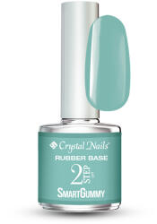 Crystal Nails - 2S - SMARTGUMMY RUBBER BASE GEL - NR29 - BLUE LAGOON - 8ML