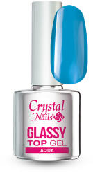 Crystal Nails - GLASSY TOP GEL - AQUA - 4ML