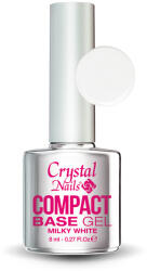 Crystal Nails - COMPACT BASE GEL MILKY WHITE - 8ML