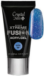 Crystal Nails Cn - Xtreme Fusion Acrylgel - Glitter Blue - 30g