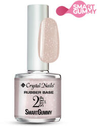 Crystal Nails - 2S - SMARTGUMMY RUBBER BASE GEL - NR49 - SHIMMER ECRU - 8ML