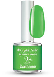 Crystal Nails - 2S - SMARTGUMMY RUBBER BASE GEL - NR31 - LIME GREEN - 8ML