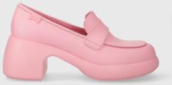 Camper bőr flip-flop Thelma rózsaszín, magassarkú, K201292.018 - rózsaszín Női 39