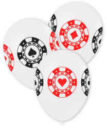 Rocca Fun Factory Set 10 baloane latex Fise Poker 30 cm