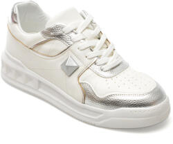 PESETTO Pantofi casual PESETTO argintii, 2945027, din piele ecologica 38