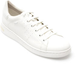 GEOX Pantofi GEOX albi, D621BA, din piele naturala 38