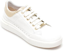 GEOX Pantofi casual GEOX albi, D36QFA, din piele naturala 37