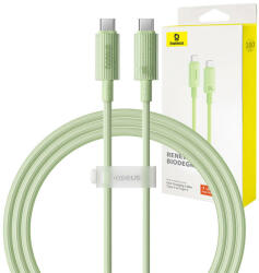 Baseus Fast Charging cable Baseus USB-C to USB-C Habitat Series 1m 100W (green)