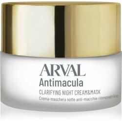  Arval Antimacula megújító éjszakai krémes arcmaszk a pigment foltok ellen 50 ml
