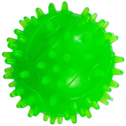 Opti Jucarie in forma de minge cu tepi din cauciuc termoplastic, multicolor, 7.5 cm
