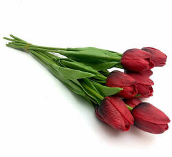  Piros tulipán, 1db (Piros-tulipan-feketes-szirommal)